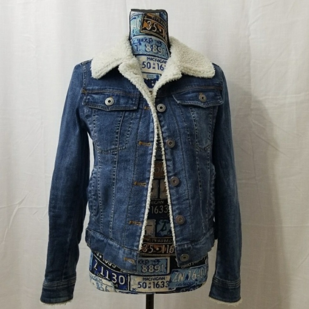 Bcbgeneration Shearling Lined Jean Jacket - image 3